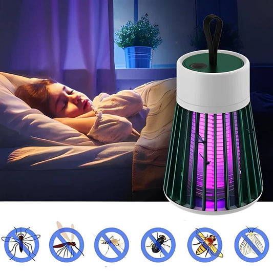 2025 Ny elektrisk chock mygg mygglampa inomhus utomhus USB -laddning myggavvisande myggsläckningslampa (Köp 2 gratis frakt)