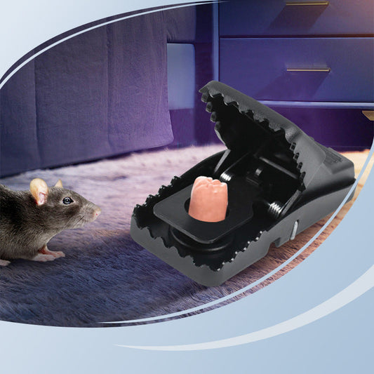 🐀 KÖP 1 - FÅ 1 GRATIS! ✨ Återanvändbar råttfälla - Mycket känslig utlösare, säker för barn/husdjur, miljövänlig design 🏡🔧