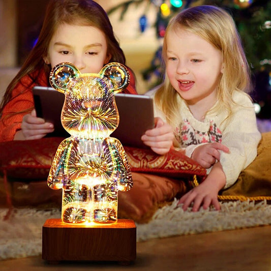 ✨ Bästa presenten för dig ✨-Dazzling Starfire Bear-Lampa