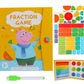 🎁Montessori Magnetisk bok Fraktionspussel för barn