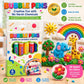 🎄 50% RABATT! 🔮 Magic Pen – rita 3D med ett drag! DIY Bubble Popcorn Drawing Pens – julklapp för kreativa barn 🎁