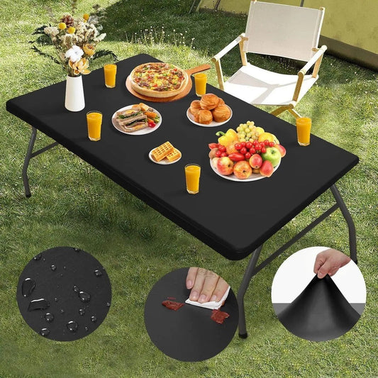 Paket stretchtyg bordsskydd, passar 4 ft / 6 ft / 8 ft bord