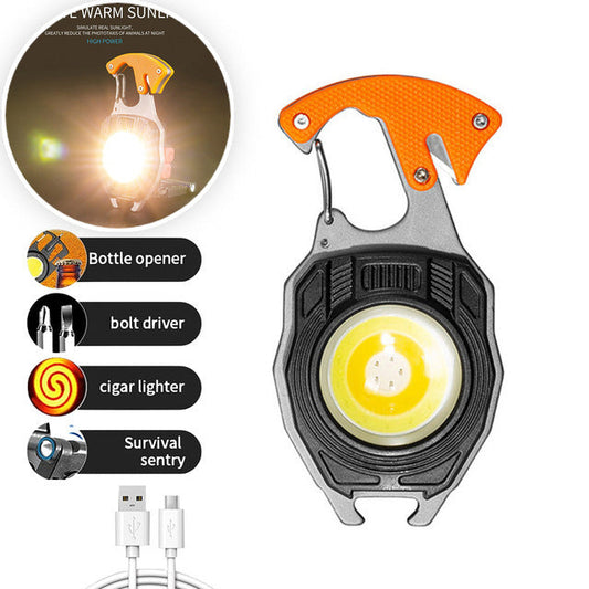 🚨✨Mini självförsvars LED-nyckelljusa