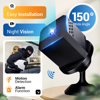📹 50% RABATT! 🌙 Mini Smart HD-Säkerhetskamera – Mörkerseende, HD-Video & Motion Detection 🏠