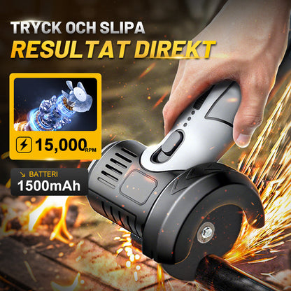 ⚙️ 50% RABATT NU! ✨ 12V Mini Vinkelslip – Kompakt och kraftfull för DIY-projekt, inkluderar skärskiva och skyddskåpa 🛠️📦
