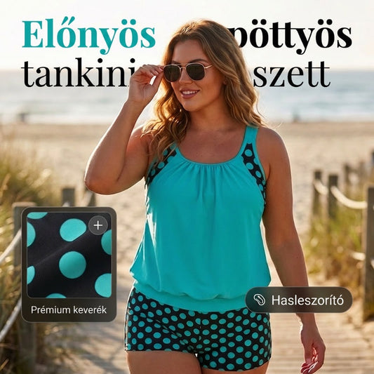 🏖️50% RABATT NU! 👙 Tvådelad baddräkt med prickar för damer
