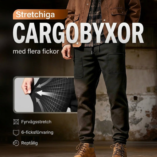 🔥HET FÖRSÄLJNING 49% RABATT🥰 MultiPants - slitstarka cargobyxor med hög stretch och flera fickor