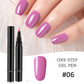💅 ✨ One Step Nagel Gel Penna 🎨 Gratis Handhållen Mini UV-Nagellampa 💡