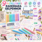 ✍️ 50 % RABATT! Skriv, sudda och rätta direkt – set med 9 raderbara gelpennor för skola, kontor och vardag