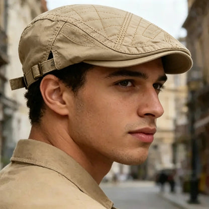 🧢 Få 50 % rabatt nu! ⚡ En klassisk platt hatt som passar alla årstider – en tidlös stil, andningsbar och mångsidig, det perfekta valet för vardagsbruk ☀️❄️