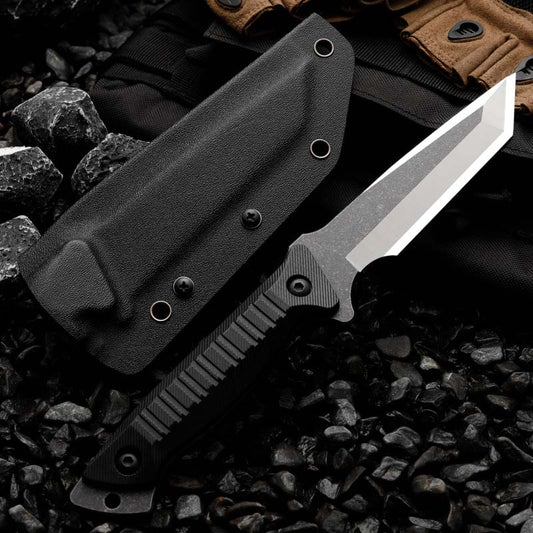 💥Extremt hög styrka🔥Titanium Wolframstål legering kniv