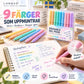 ✍️ 50 % RABATT! Skriv, sudda och rätta direkt – set med 9 raderbara gelpennor för skola, kontor och vardag