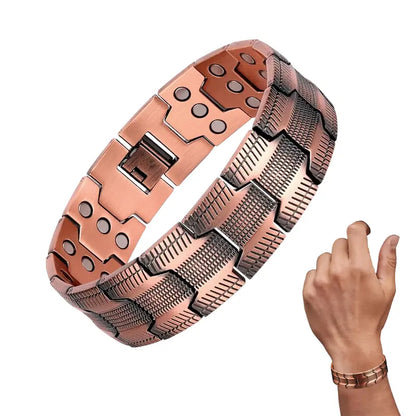 💥Tidsbegränsat erbjudande – Magnetarmband i koppar – Lindrar trötthet och främjar blodcirkulationen
