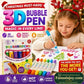 🎄 50% RABATT! 🔮 Magic Pen – rita 3D med ett drag! DIY Bubble Popcorn Drawing Pens – julklapp för kreativa barn 🎁