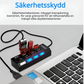 Fristående USB-fördelare med strömbrytare