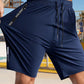 🔥HET REA 50% RABATT🥰 Herrars elastiska sommarshorts 💎 Andningsbara, dragkedjefickor och stretchig passform 🩷❄️