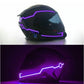 Motorcykelhjälm LED Stripe Lampa