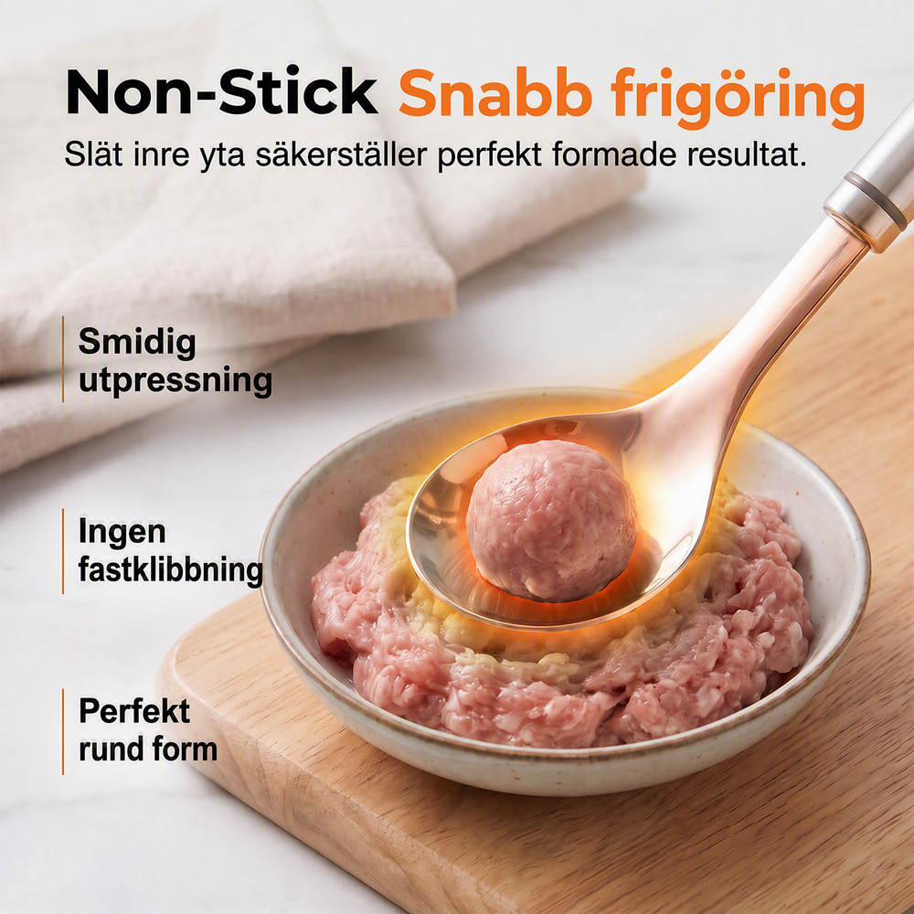 📢📢50% RABATT!! ⏰Köttbulleformare i rostfritt stål