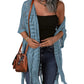 💕Nyhet -50%😍Damernas oversized stickad cardigan – lätt virkad tofskimonko för vår och sommar 🌸