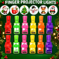 🥳 2026 REA 🥳 💞 50K+ SÅLDA! 🎉💡 50 % RABATT! Minifärgade LED-fingerlampor – starkt flerfärgat sken, på/av med ett tryck. Mjukt elastiskt band – perfekt för fester, konserter & barnlek! 🎶✨