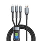🔥🎁Nyhet 50 % RABATT🔥⚡ 4-i-1 snabbladdningskabel 3A supersnabb laddning📱💻🔌