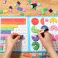 🎁Montessori Magnetisk bok Fraktionspussel för barn
