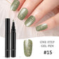 💅 ✨ One Step Nagel Gel Penna 🎨 Gratis Handhållen Mini UV-Nagellampa 💡