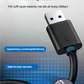 Fristående USB-fördelare med strömbrytare