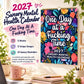 📅 2027 Svordomshumor väggkalender