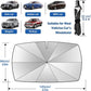 ⏳Begränsad tid – 60% rabatt⏰🚗 Vikbart bilskydd ✨☀️ Blockar UV & värme ❄️🛡️ Skyddar instrumentbräda & inredning
