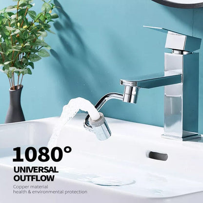 🚰 Uppgradera ditt tvättrutin - ✨ TTZZ 1080° Roterbart Kranmunstycks Extension - Gör kontrollen av vinklar bekymmersfri!