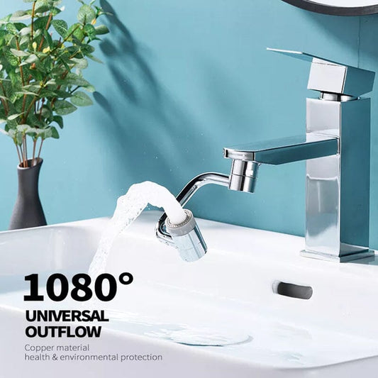 🚰 Uppgradera ditt tvättrutin - ✨ TTZZ 1080° Roterbart Kranmunstycks Extension - Gör kontrollen av vinklar bekymmersfri!