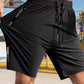🔥HET REA 50% RABATT🥰 Herrars elastiska sommarshorts 💎 Andningsbara, dragkedjefickor och stretchig passform 🩷❄️