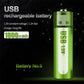 USB-Uppladdningsbart Konstant Spänning Stort Kapacitet Miljövänligt Litiumbatteri