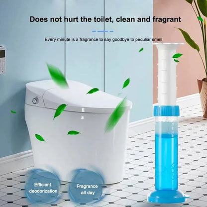 Blommig doftande toalettrengöringsgel för luktborttagning och desinficering
