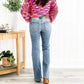 🎁Het rea 50% RABATT👖Jeans med gylf med gylf i mitten av höjden