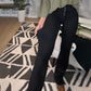 🎁Het rea 50% RABATT👖Jeans med gylf med gylf i mitten av höjden
