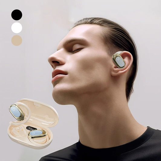 🔥 Het nyprodukt🎧Smarta trådlösa hörlurar med extremt lång livslängd display
