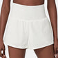 ✨️ 2025 Het försäljning 49% OFF🥰 2-i-1-yogashorts med hög midja och sidofickor