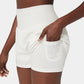 ✨️ 2025 Het försäljning 49% OFF🥰 2-i-1-yogashorts med hög midja och sidofickor