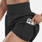 ✨️ 2025 Het försäljning 49% OFF🥰 2-i-1-yogashorts med hög midja och sidofickor