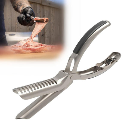 Rostfritt stål BBQ-revbenskinnare