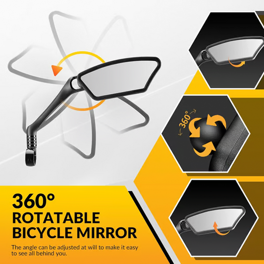 360° roterbar och justerbar cykelbackspegel