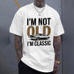 🔥2025 HETT REA 40% RABATT🔥3D-retrobilprintad casual t-shirt med korta ärmar