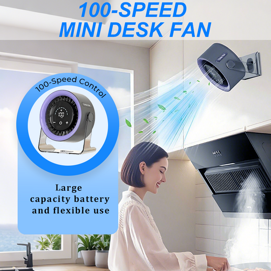 🔥 50 % RABATT NU! 🔥 Kraftfull mini-fläkt – 100 inställningar, digital display & energisnål, perfekt för varma dagar ☀️
