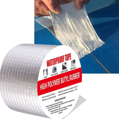 🧻 50 % RABATT NU! 🛡️ Vattentät tejp av aluminiumfolie – butylklister, omedelbar tätning & väderbeständig – perfekt för tak, rör och reparationer 🏠