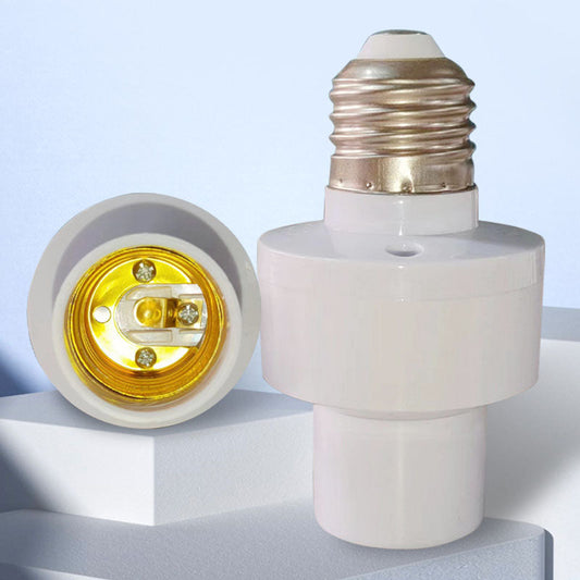 💡 KÖP 2 FÅ 3! ✨ E27 Rörelsesensor Ljussockel - Automatisk Tändning/Släckning med 180° Detekteringsvinkel för Energibesparing 🏠🔋