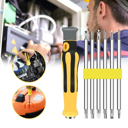 🔧7-i-1 set med specialiserade magnetspetsar - Prestationsmagnetism + 6 typer av professionella spetsar