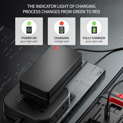 🔋 50% RABATT! ⚡ Universell Högeffektiv Laddare för Litiumbatterier – Snabbladdning, Säker & Kompatibel med Drönare/E-Scooter/Verktyg 🔧