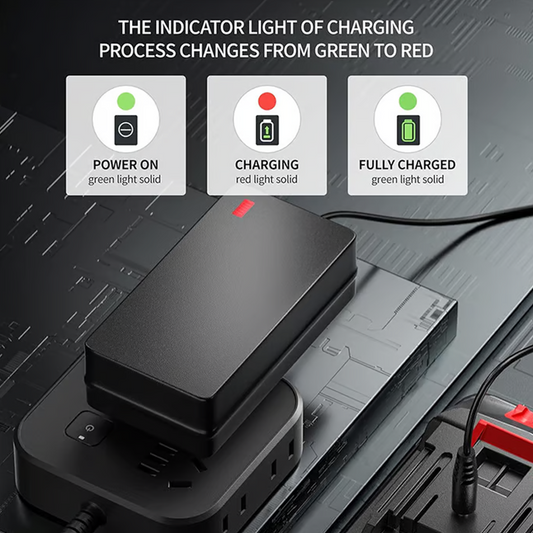 🔋 50% RABATT! ⚡ Universell Högeffektiv Laddare för Litiumbatterier – Snabbladdning, Säker & Kompatibel med Drönare/E-Scooter/Verktyg 🔧